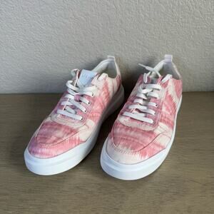 Cole‎ Haan Women's GrandPrø Rally Canvas Court Sneakers – Pink Ikat (Size 9B)